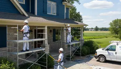 Painting contractor in Kenosha, WI providing professional interior and exterior painting services