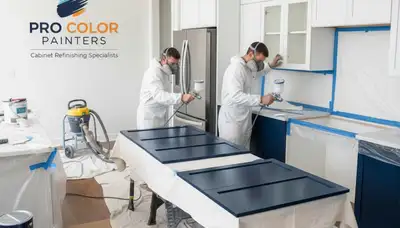 Cabinet painting in Kenosha, WI for durable, moisture-resistant kitchen cabinet finishes