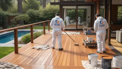 Deck painting service in Kenosha, WI protecting wood decks with durable weather-resistant coating