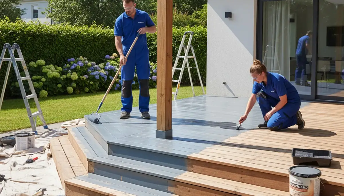 Deck painting services in Kenosha, WI to protect and renew wood decks