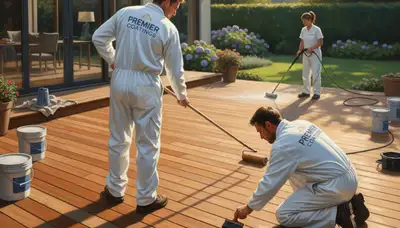 Professional deck staining in Kenosha, WI to protect wood and improve curb appeal