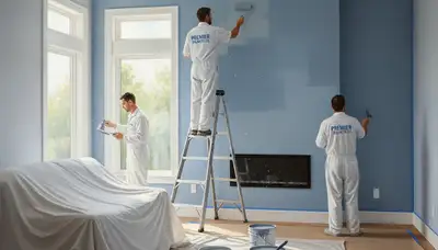 Kenosha, WI interior house painting by Kenosha Paint Pros for durable, professional room finishes