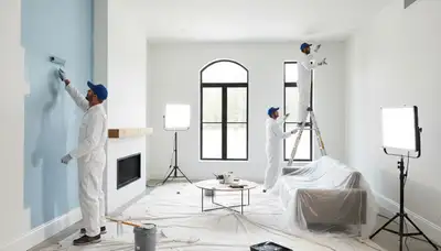 Kenosha, WI interior house painting by Kenosha Paint Pros with durable, smooth room finishes