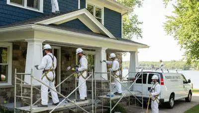 Painting contractor in Kenosha, WI providing professional interior and exterior painting services