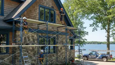 Painting contractor in Kenosha, WI providing professional interior and exterior painting services