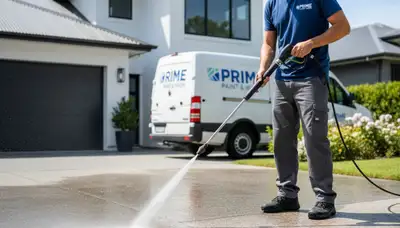 Pressure cleaning for driveways and siding in Kenosha, WI to remove grime and winter salt buildup