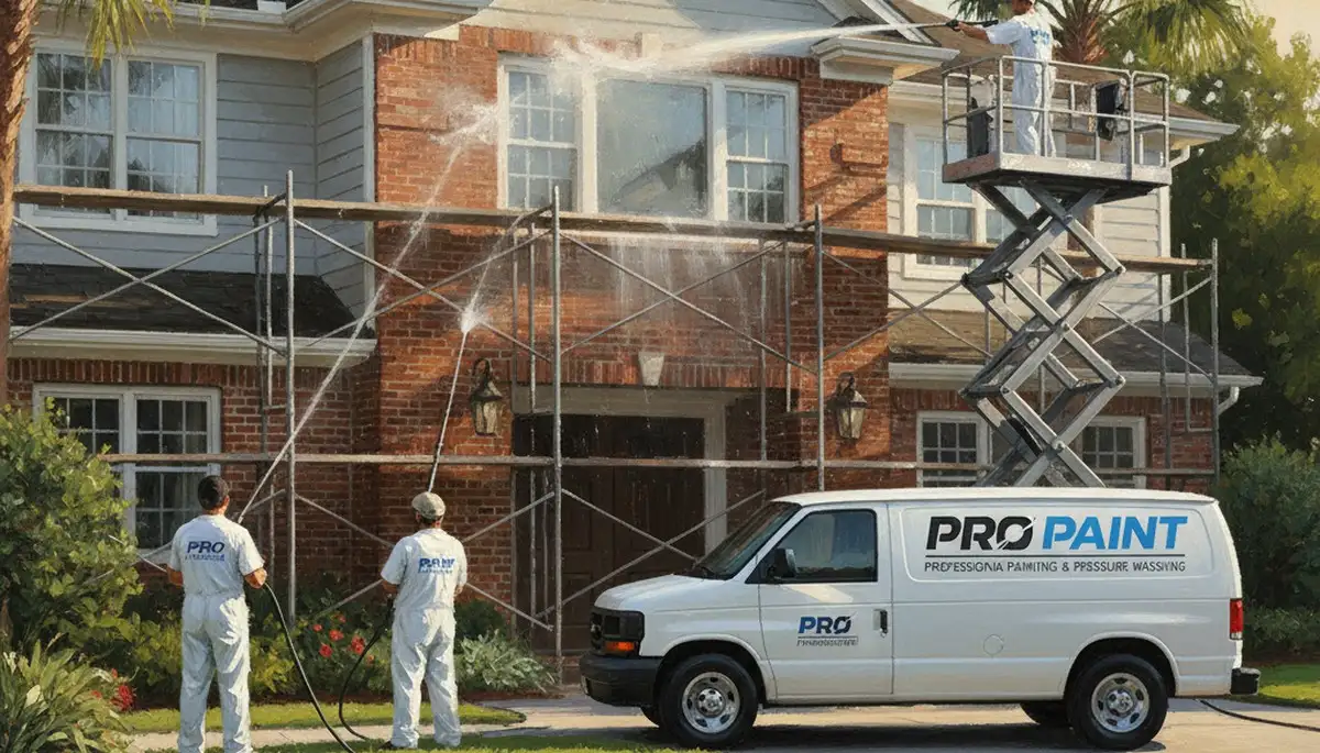 Pressure cleaning service in Kenosha, WI for driveways, siding, and concrete surfaces
