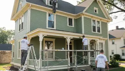 Painting contractor in Kenosha, WI providing professional residential and commercial painting services