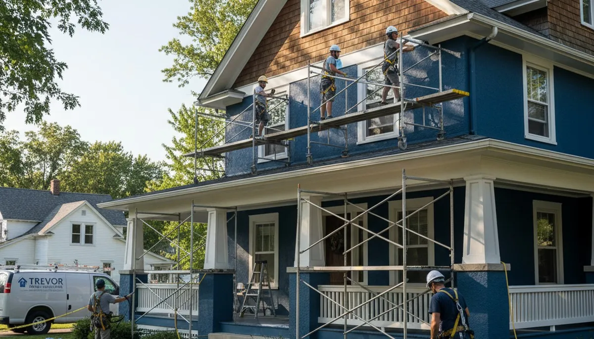 Professional painting contractor in Kenosha, WI providing interior and exterior house painting services