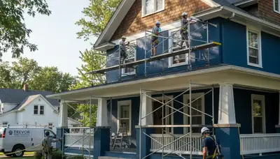 Professional painting contractor in Kenosha, WI providing interior and exterior house painting services