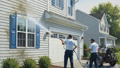 Vinyl siding pressure cleaning for Kenosha, WI homes to remove grime, mold, and mildew