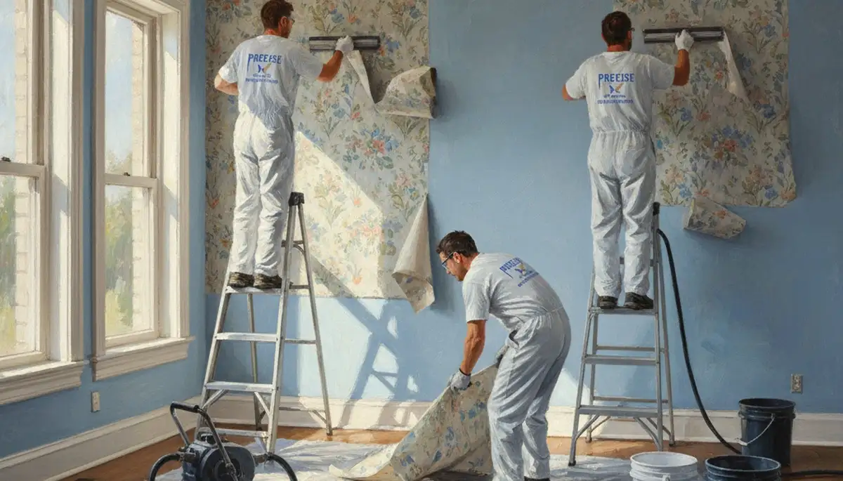 Wallpaper removal service in Kenosha, WI for smooth, paint-ready walls