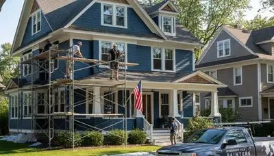 Painting contractors in Kenosha, WI providing professional interior and exterior painting services